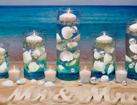 75 Floating White Pearls-Fills 1 Gallon of Floating Pearls & Transparent Gels for Floating Effect-With Exclusive Measured Gels Prep Bag-Option: 3 Submersible Fairy Lights Strings