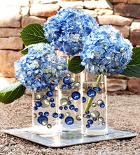 Transparent Water Gels Premeasured Kits-Each 1 Pkt Fills 1 GL of Gels for Floating Your Vase Decorations-No Guessing! Best Results-Not Including Pearls