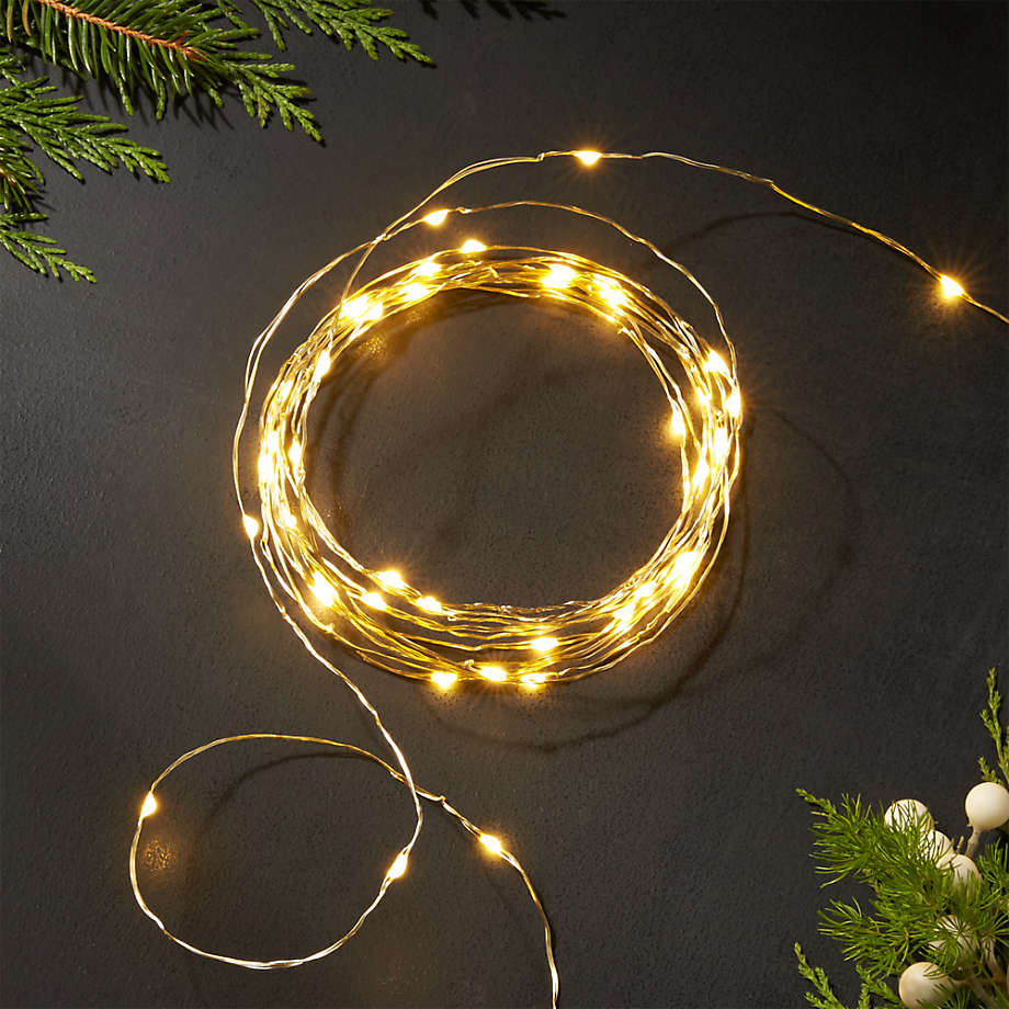 30 Led Fairy Lights Each String - 3 Strings Garland-Choice of Cool White or Warm White Glow-Fully Submersible/Waterproof